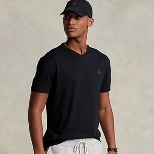 POLO RALPH LAUREN
Men's Custom-Fit V Neck T-Shirt